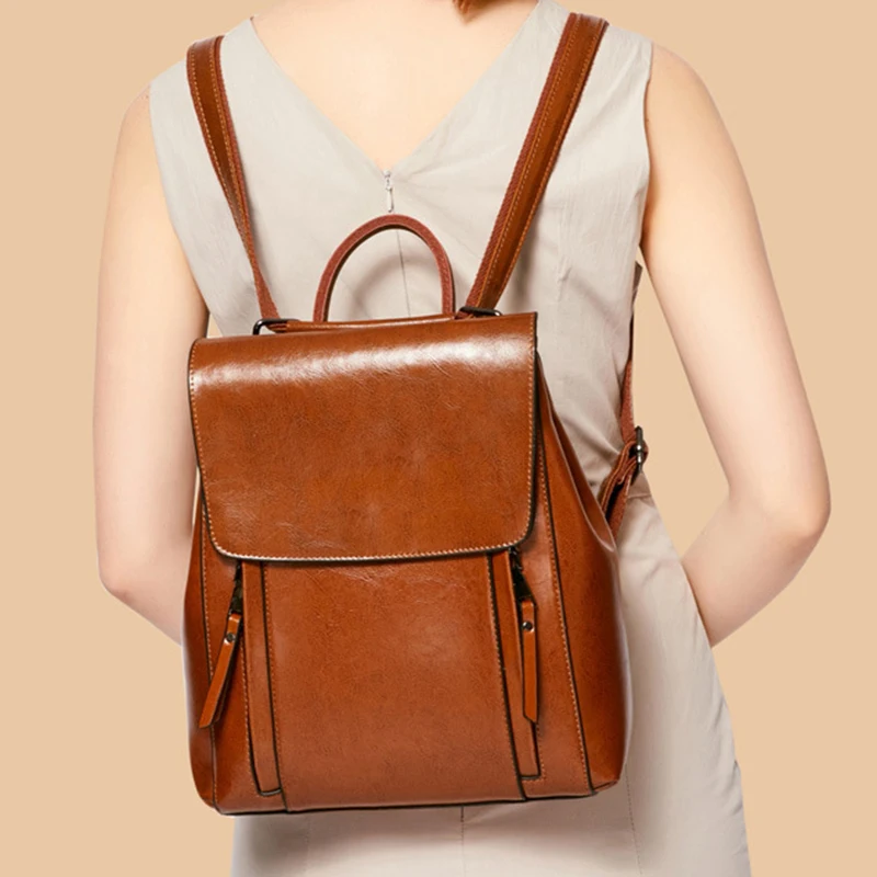 Leather Backpack Women – Vintage Backpack (No. 1)