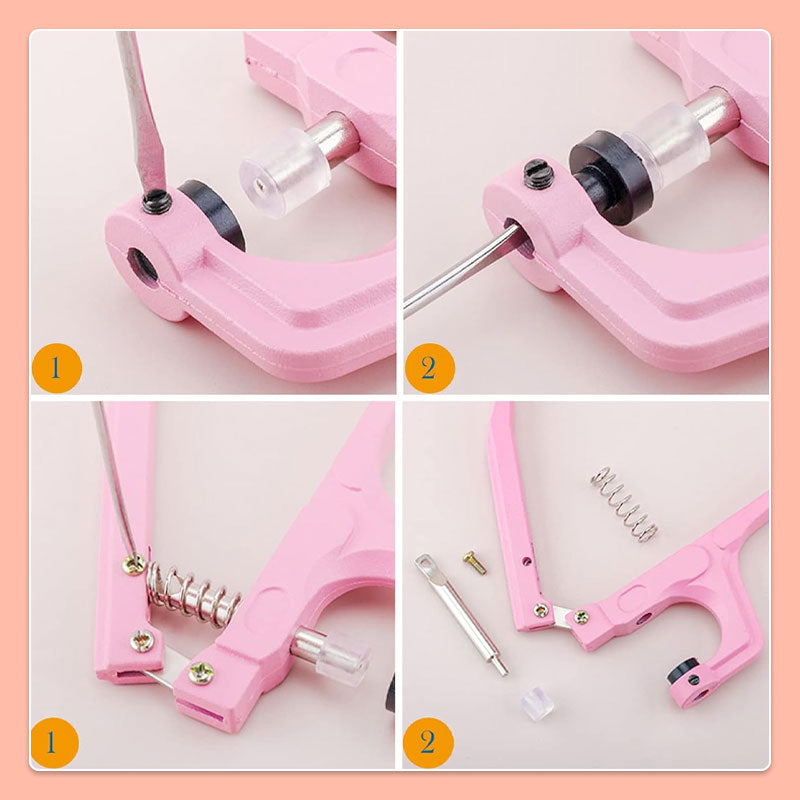 Concealed Button Hand Press Pliers Installation Tool Set