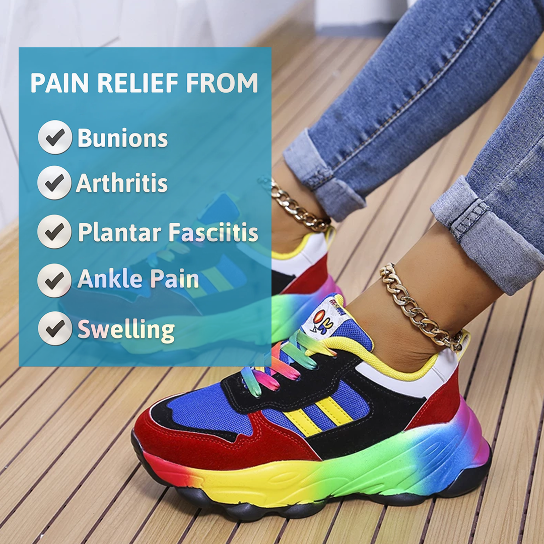 Premium Rainbow Orthopedic Sneakers - Australia Best Seller