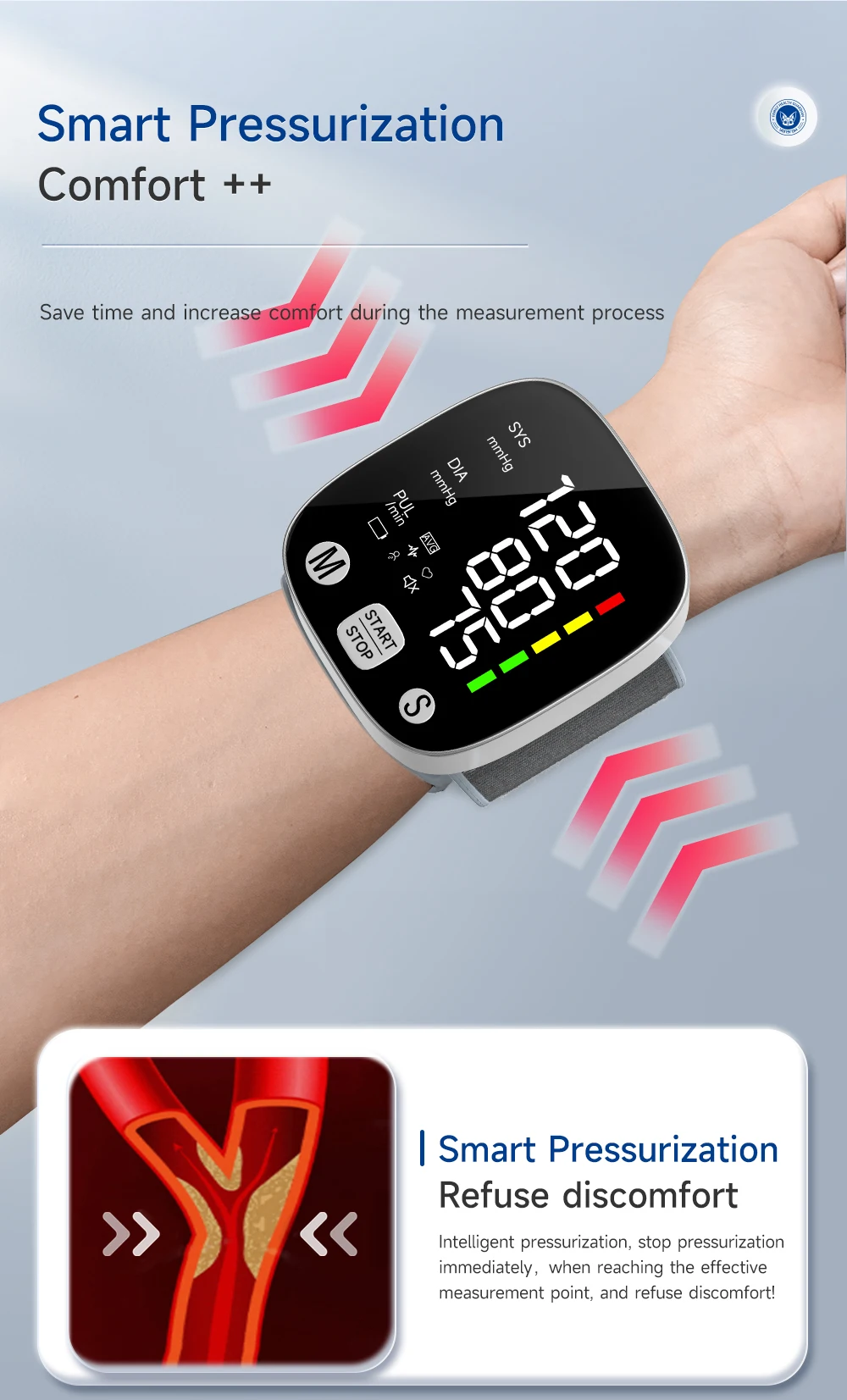 Wrist Blood Pressure Monitor