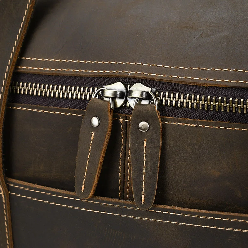 Johanna Wide Open Travel Duffel Bag - Dark Oak