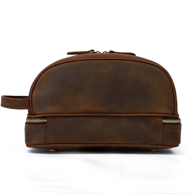Large Toiletry Bag Made Of Premium Leather