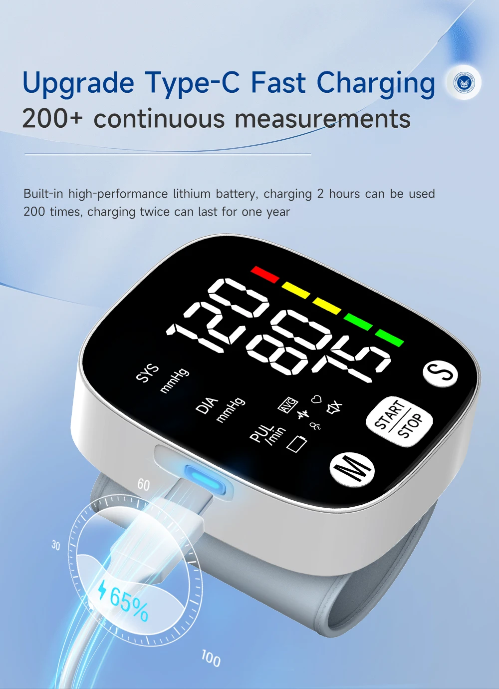 Wrist Blood Pressure Monitor