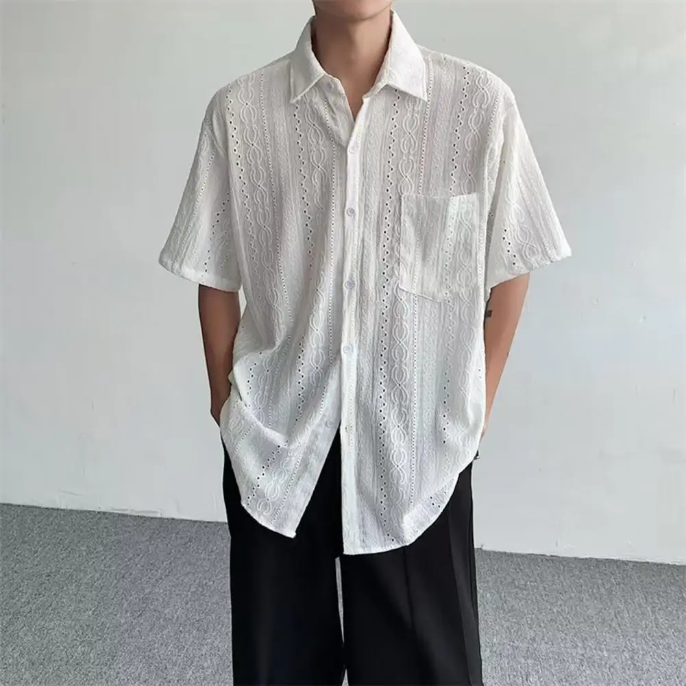 Mv Retro Japanese Half-sleeved Linen Shirt