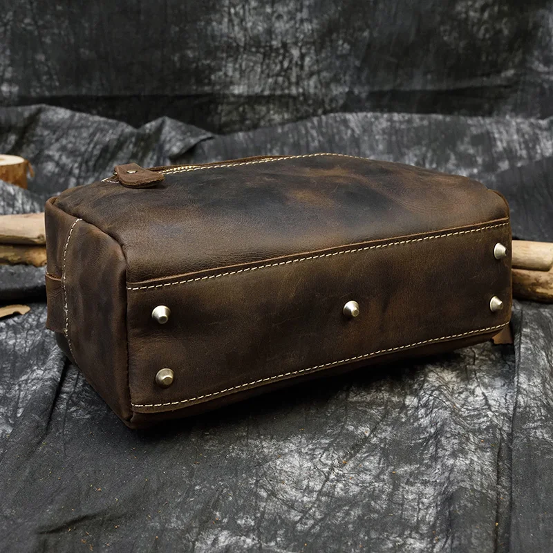 Large Toiletry Bag Made Of Premium Leather