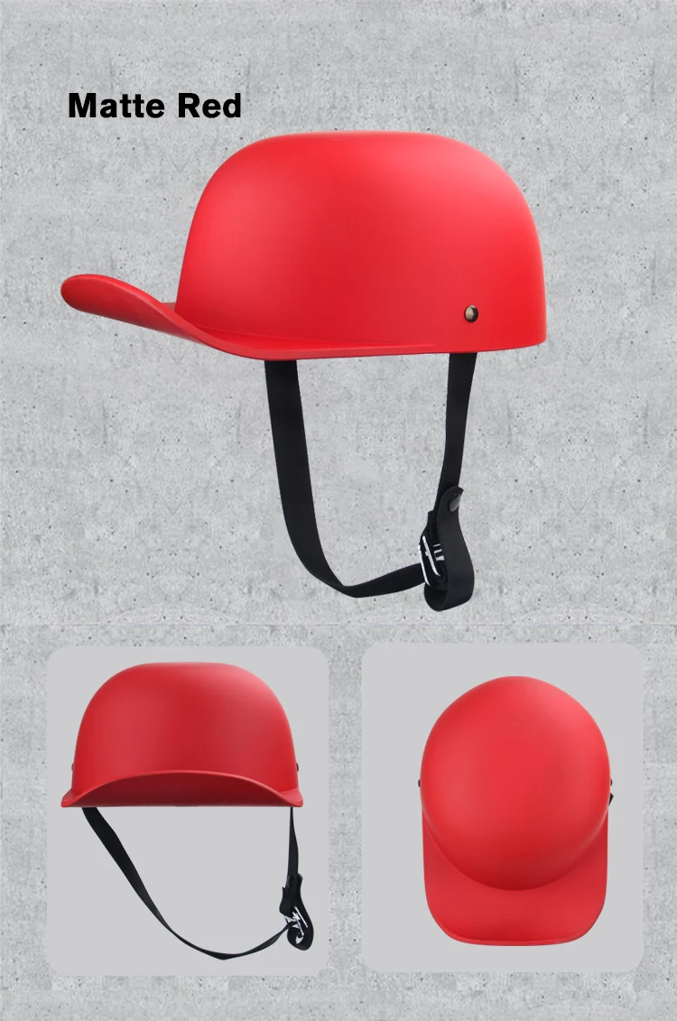 Baseball Cap Style Motorcycle Helmet