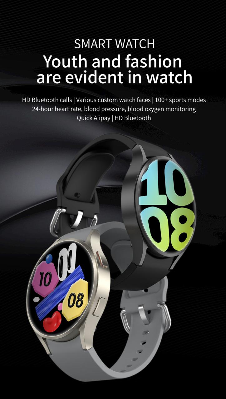 Blood Pressure Blood Oxygen Blood Sugar Monitoring, Voice Call Health Waterproof Smartwatch