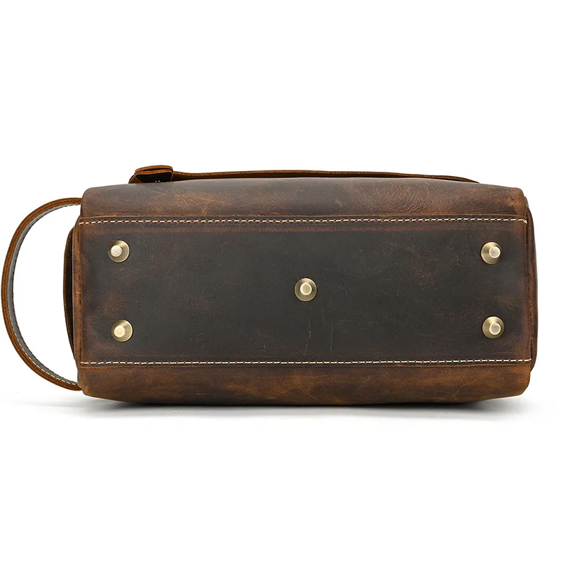 Large Toiletry Bag Made Of Premium Leather
