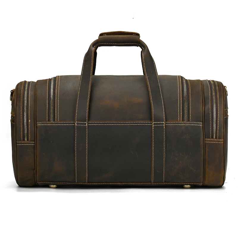 Johanna Wide Open Travel Duffel Bag - Dark Oak