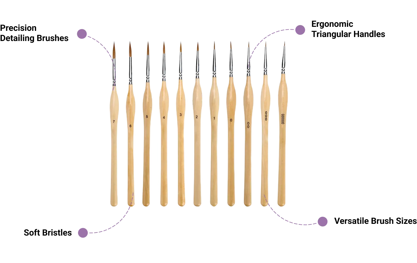 Fine Art Paint Brush Set