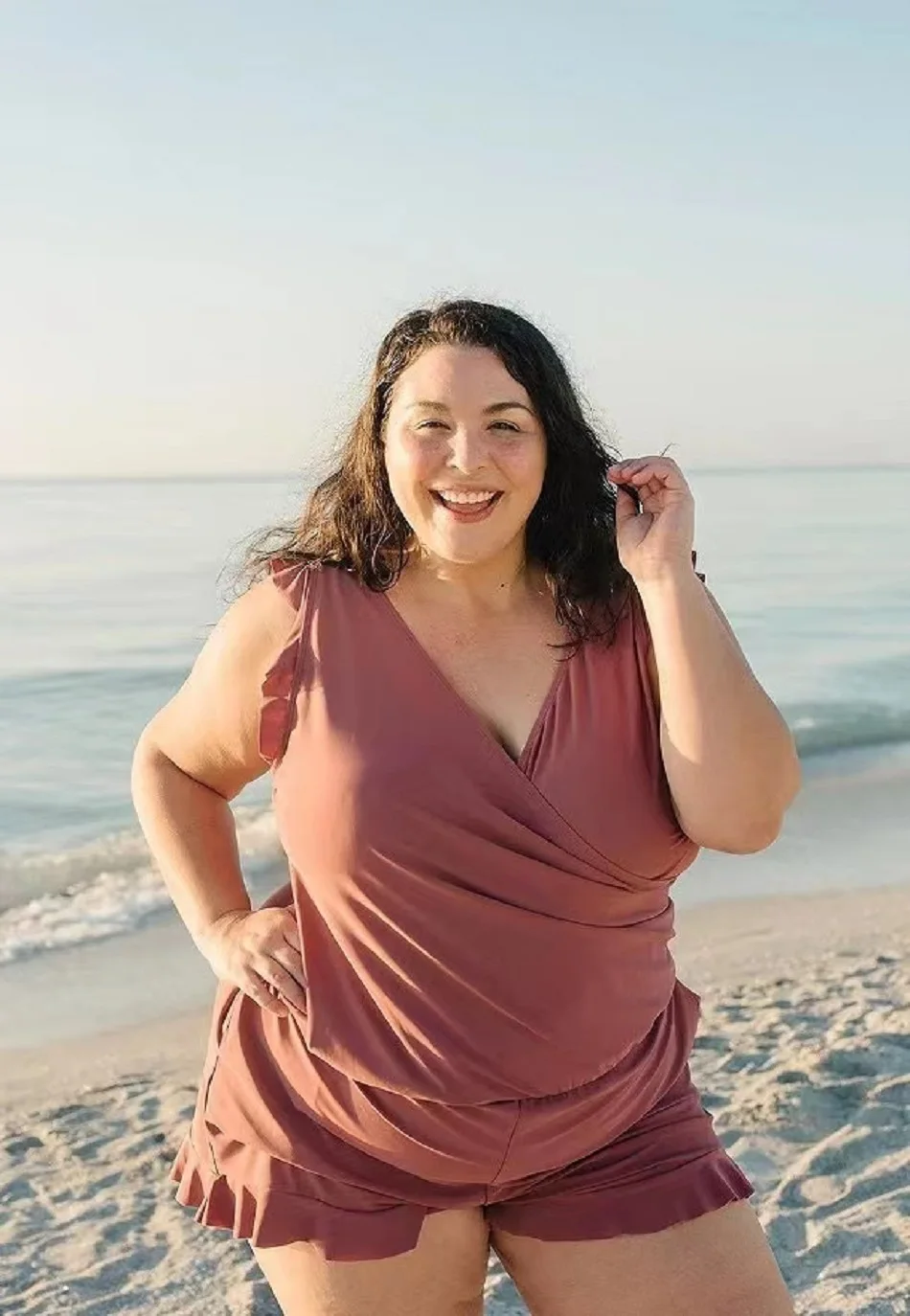 Built In Bra And Leggings Swim Romper