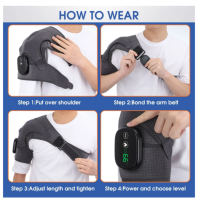 Heating Shoulder Brace Compression With Vibration