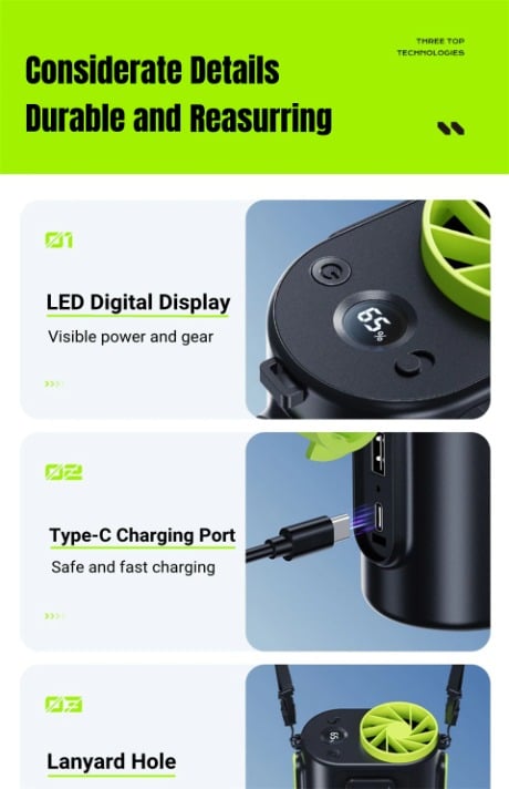 2024 Outdoor Portable Multifunction Fan