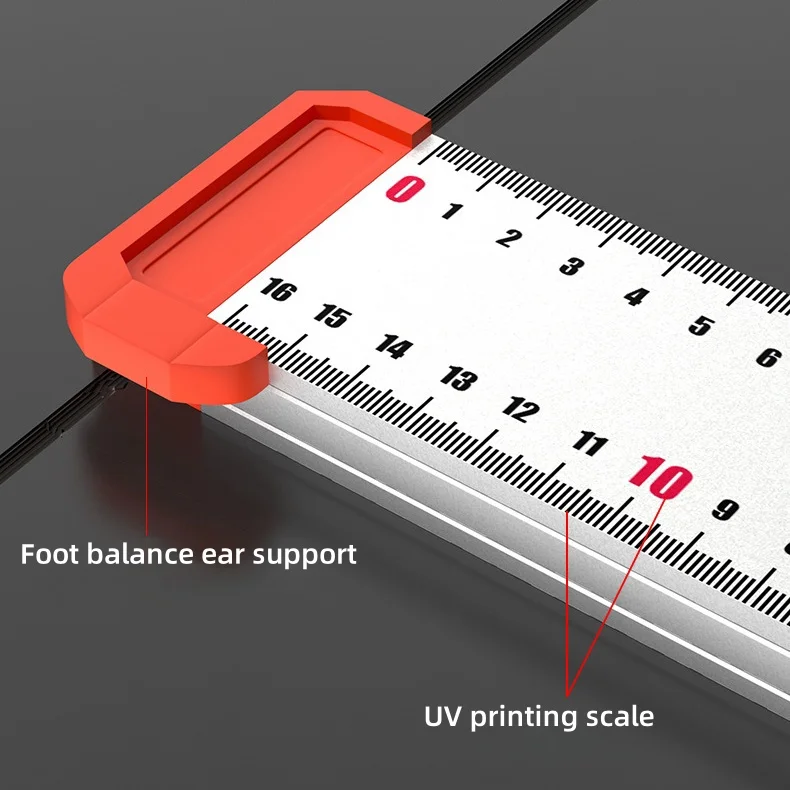 4-in-1 Drilling Positioning Ruler