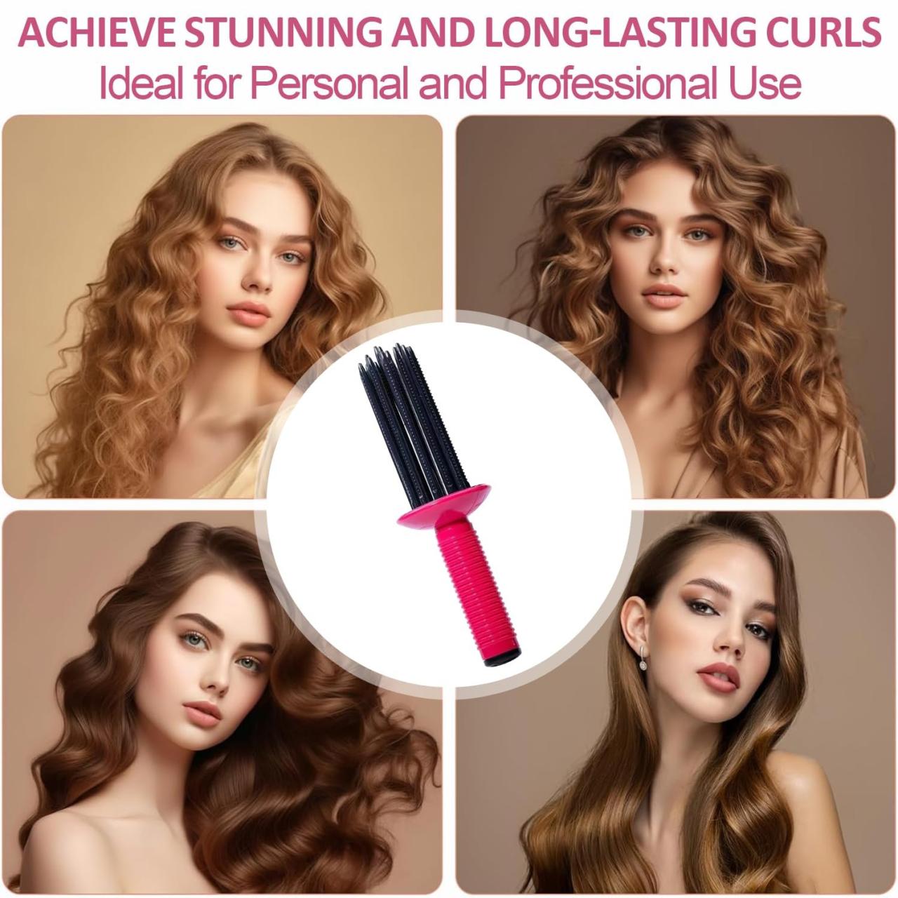Heatless Hair Fluffy Curling Roll Comb