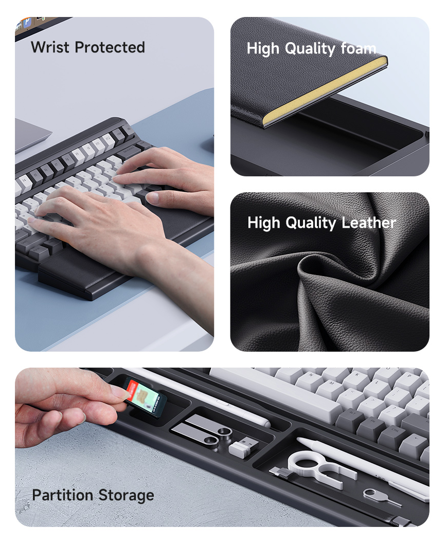 Ultra Ergonomic Memory Foam Wrist Storage Pad