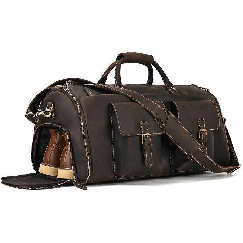 Large Travel Bag - Premium Leather