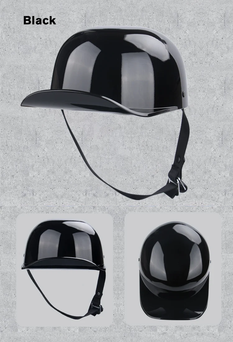 Baseball Cap Style Motorcycle Helmet