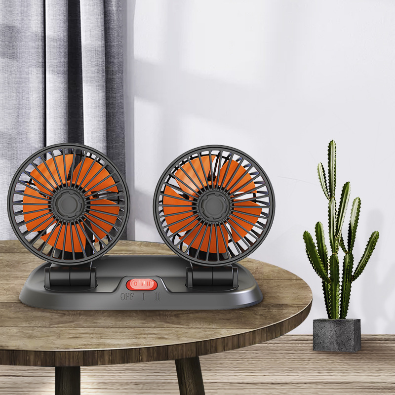 Double Head Folding Fan