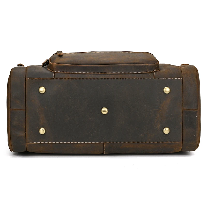 Johanna Wide Open Travel Duffel Bag - Dark Oak