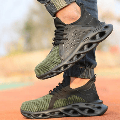 Breathable Mesh Steel Toe Shoes