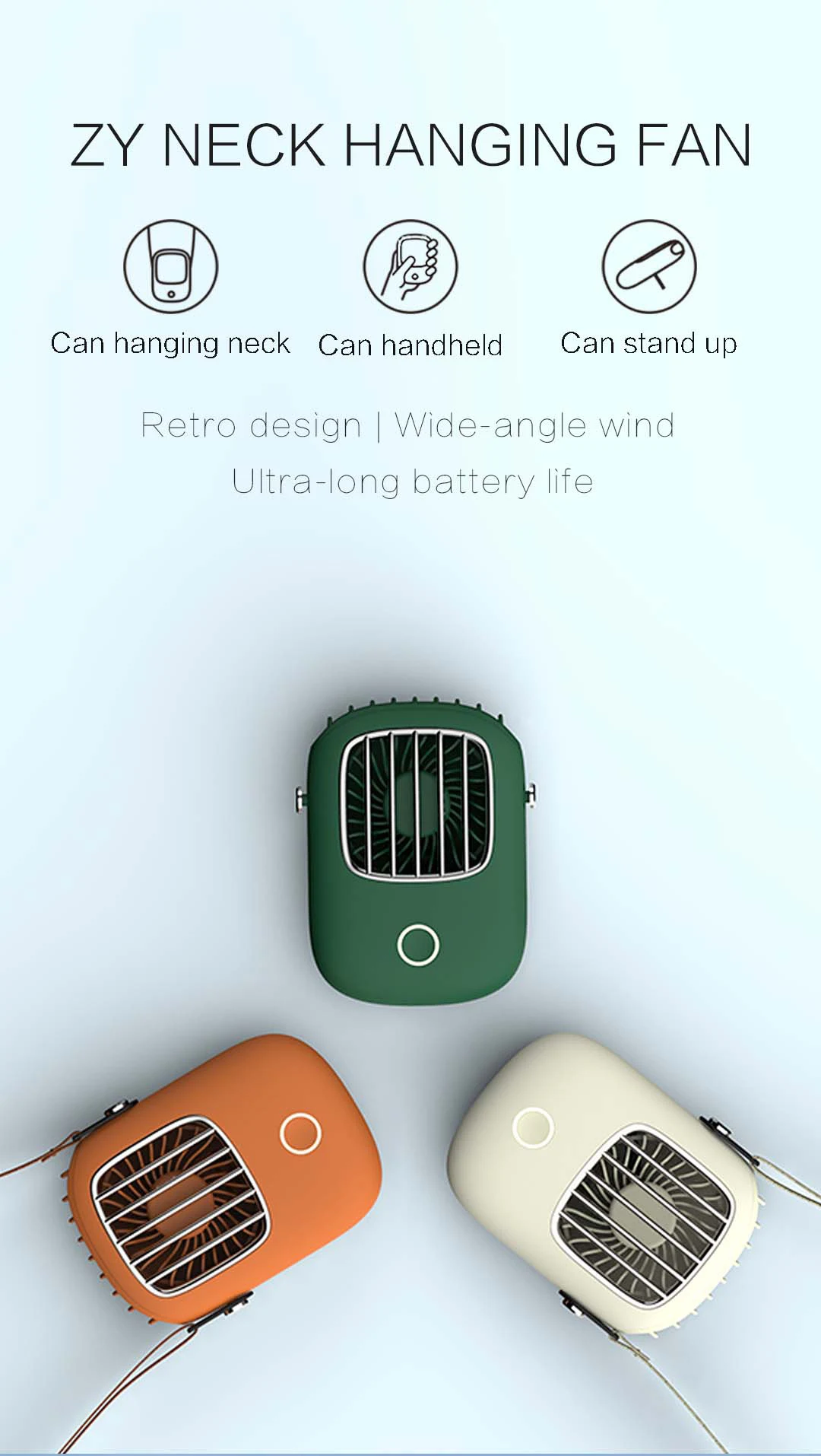 2024 Portable Neck Fan
