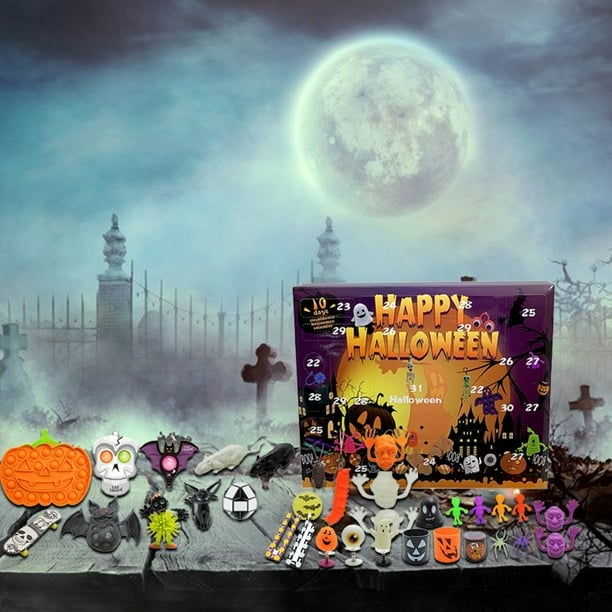 Halloween Advent Calendar Toy Set