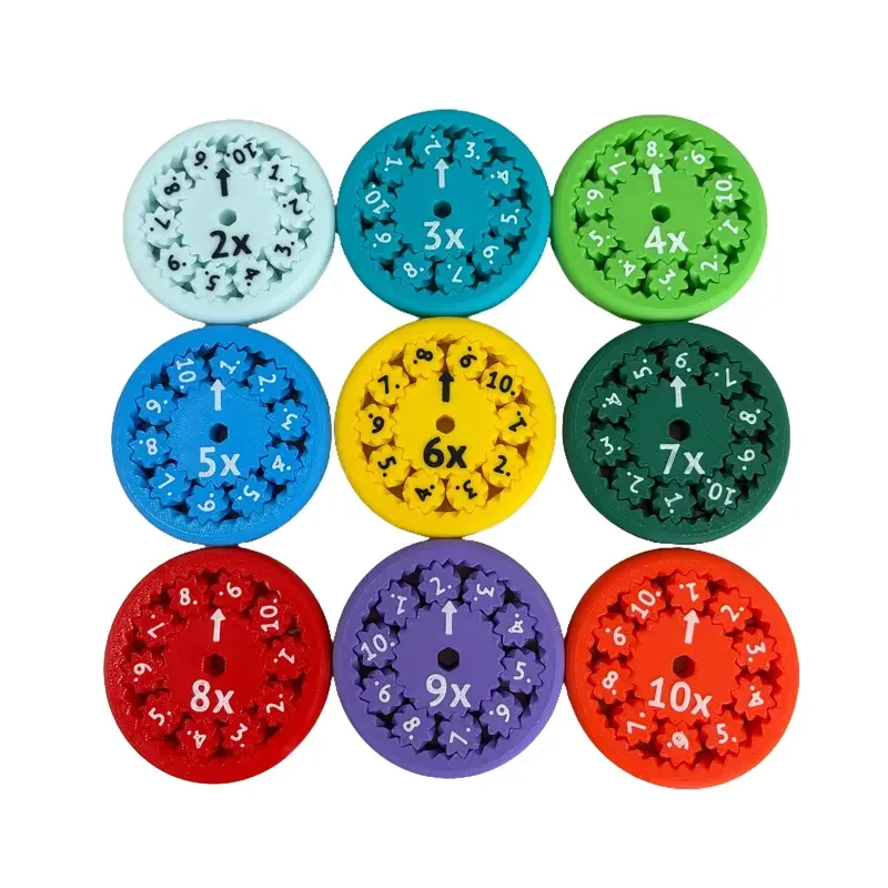 2024 New Math Facts Fidget Spinners