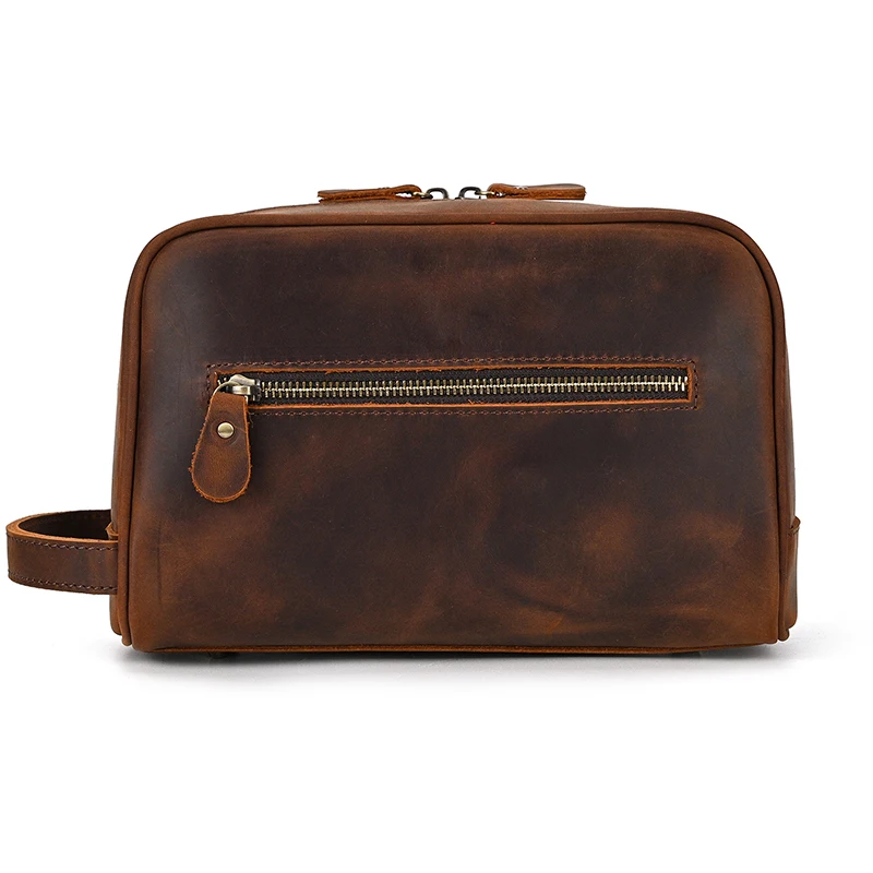 Large Toiletry Bag Made Of Premium Leather