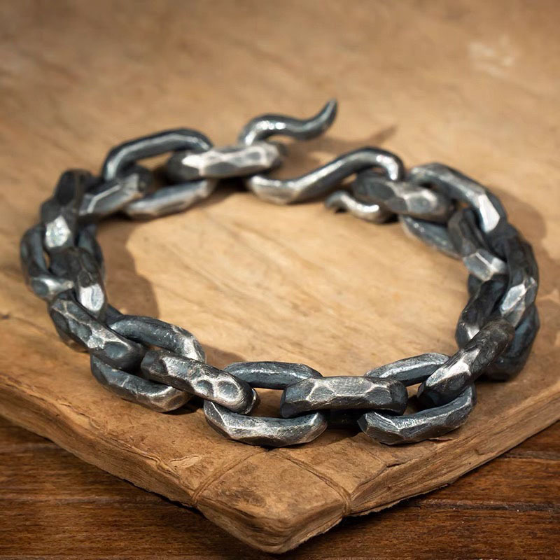 Mens Hexagon Vintage Bracelet