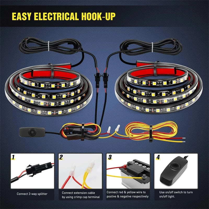 Cargo Pickup Truck Truck Bed Lights 60 Inch Bed Light Strip