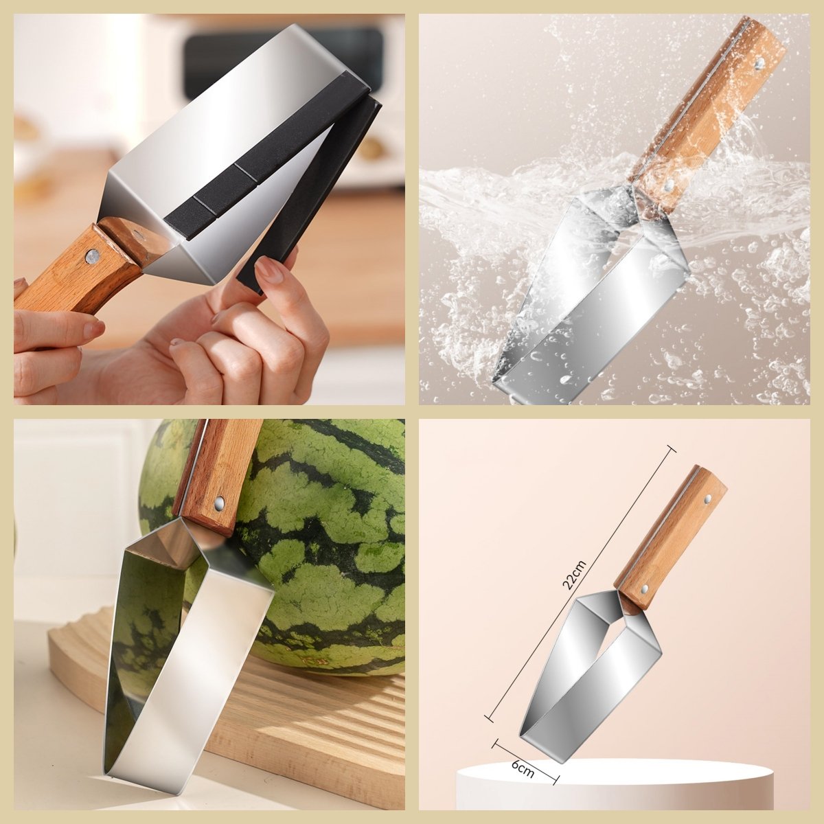 Watermelon Slicer - Safe And Easy Fruit Cutting Tool