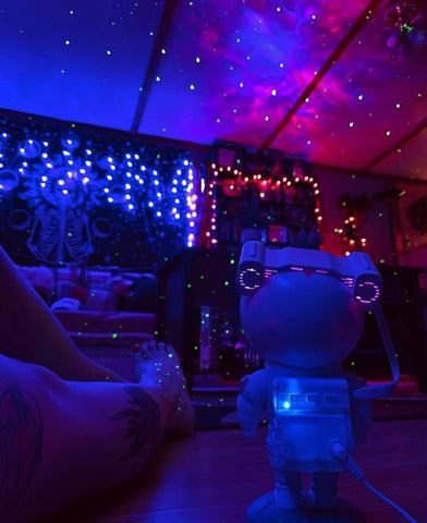 The Galaxy Bot Astronaut Galaxy Projector