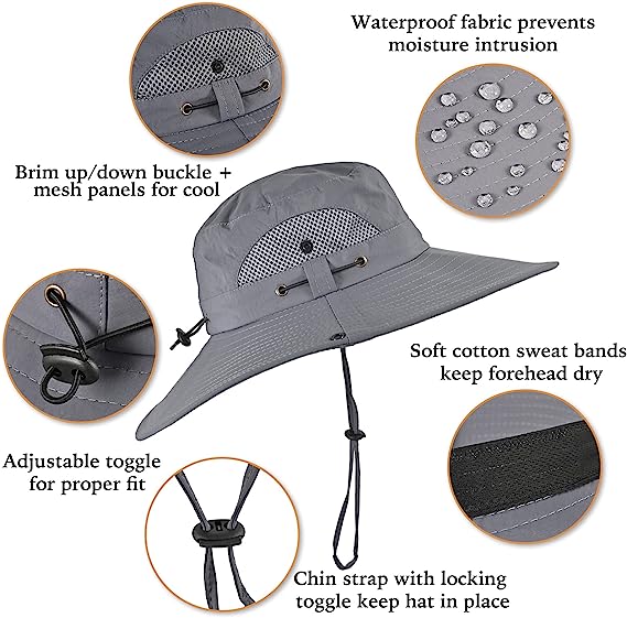 Wide Brim Solar Fan Outdoor Fishing Hat-solar & Usb Charging