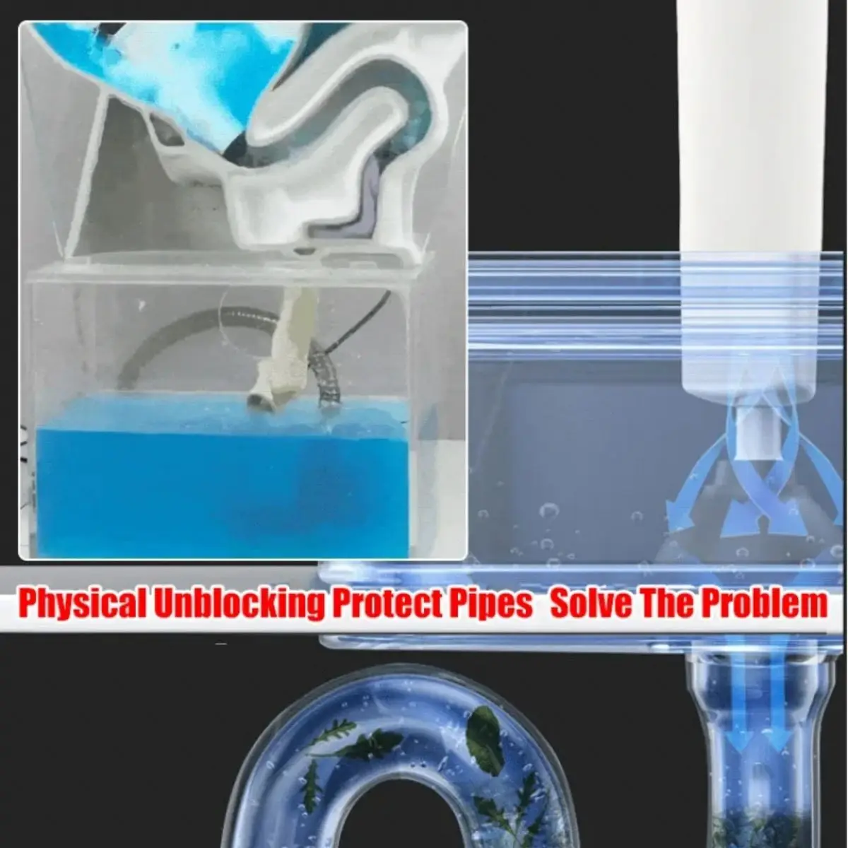 Toilet Clog Remover With Resilient Sealing Plunger Head