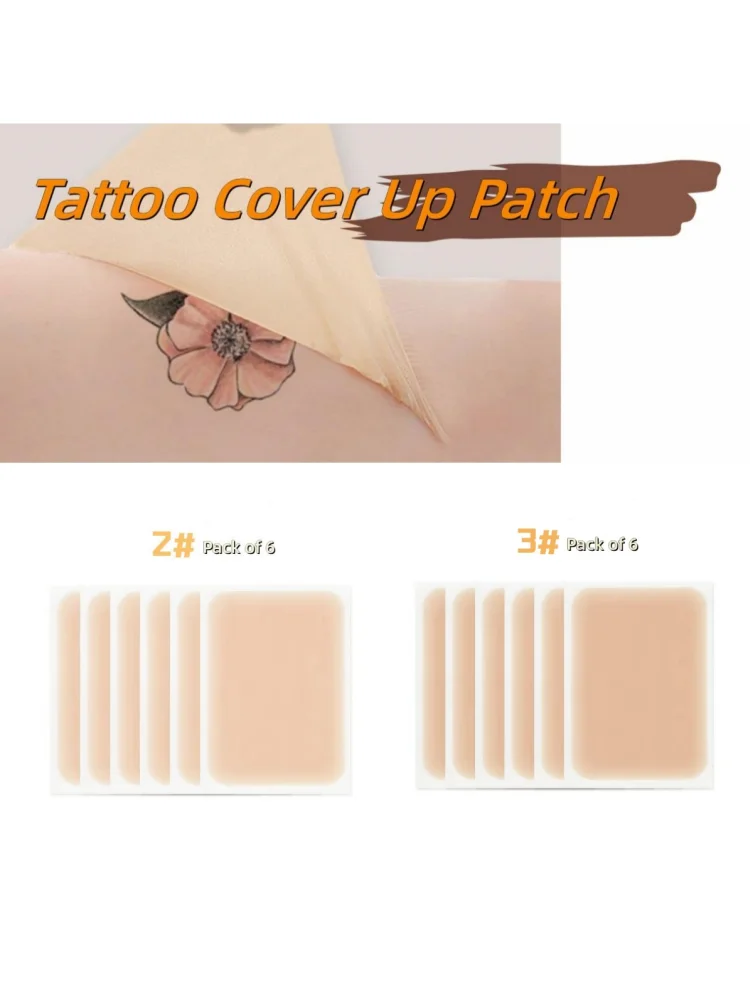 6pcs Tattoo And Scar Cover Up Patch