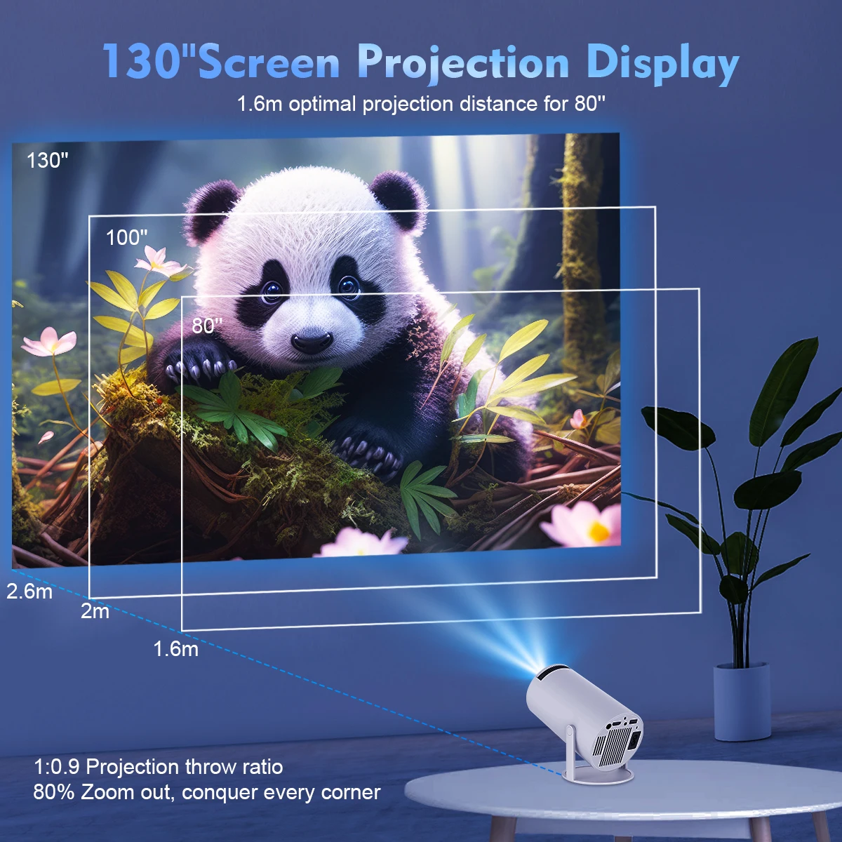 4k Smart Projector