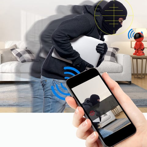 Wireless Camera Motion Sensor Alarm Phone Smart Wifi 1080p