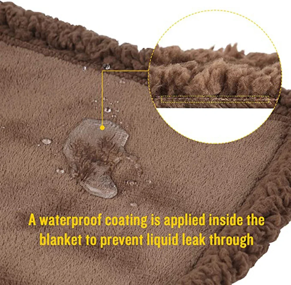 Shaggy Blanket Winter Warm Cosy Romantic Couple Waterproof Blanket