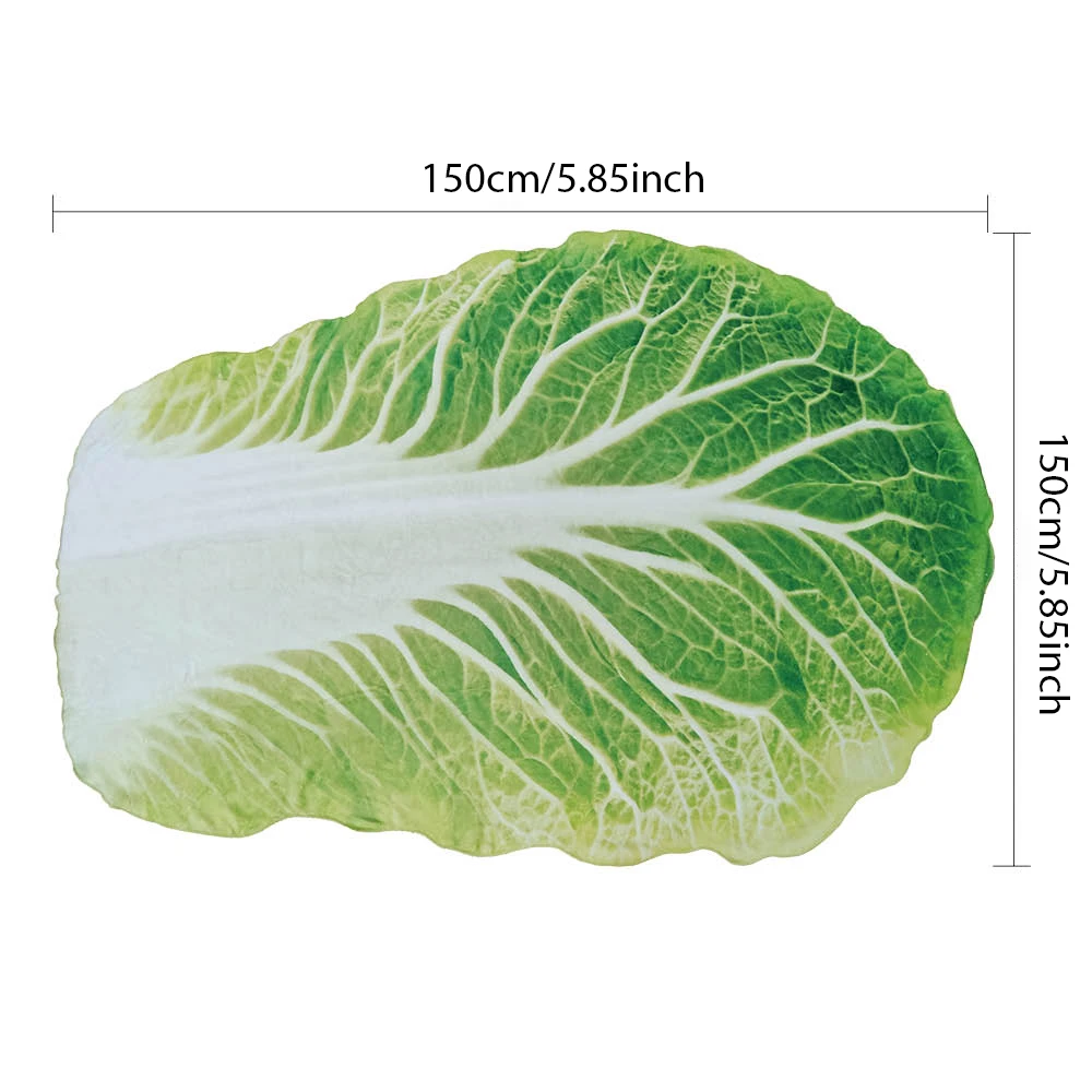 Double-sided Flannel Creative Appearance Home Sofa Cabbage Blanket