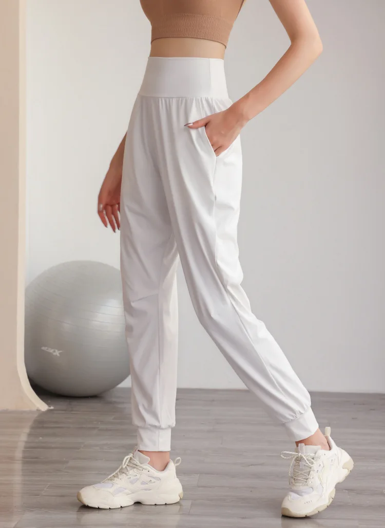 High Waisted Side Pocket Quick Dry Casual Joggers