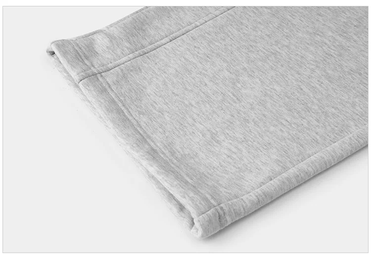 Mid Rise Ribbed Waistband Side Pocket Straight Leg Fleece Casual Pants