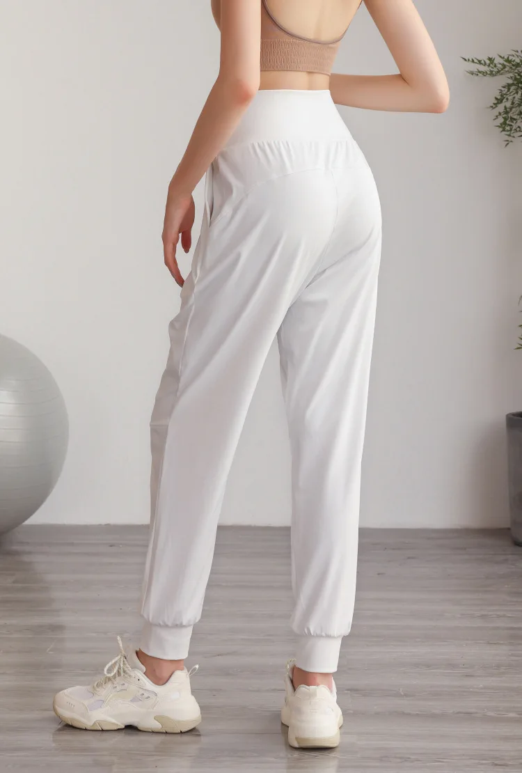 High Waisted Side Pocket Quick Dry Casual Joggers