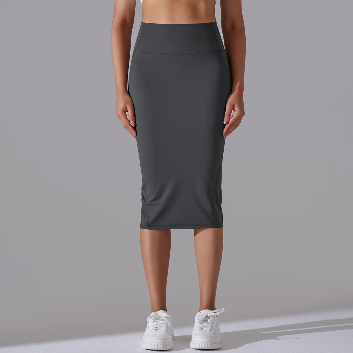 High Waisted Split Bodycon Work Pencil Skirt