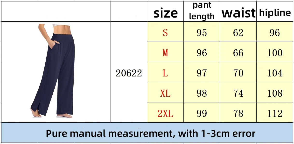 High Waisted Tummy Control Side Pocket Split Hem Quick Dry Resort Pants