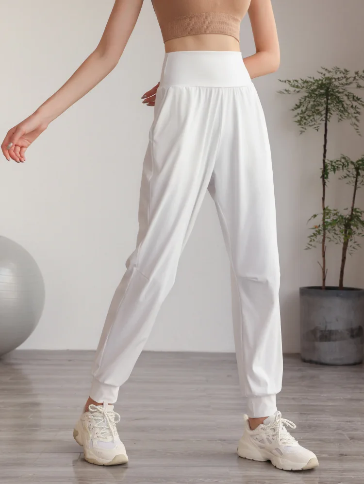 High Waisted Side Pocket Quick Dry Casual Joggers