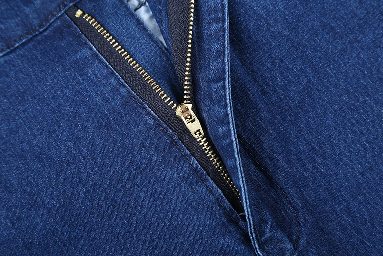 Jettjeans3 - Mens High Waist Straight Fit Stretch Jeans