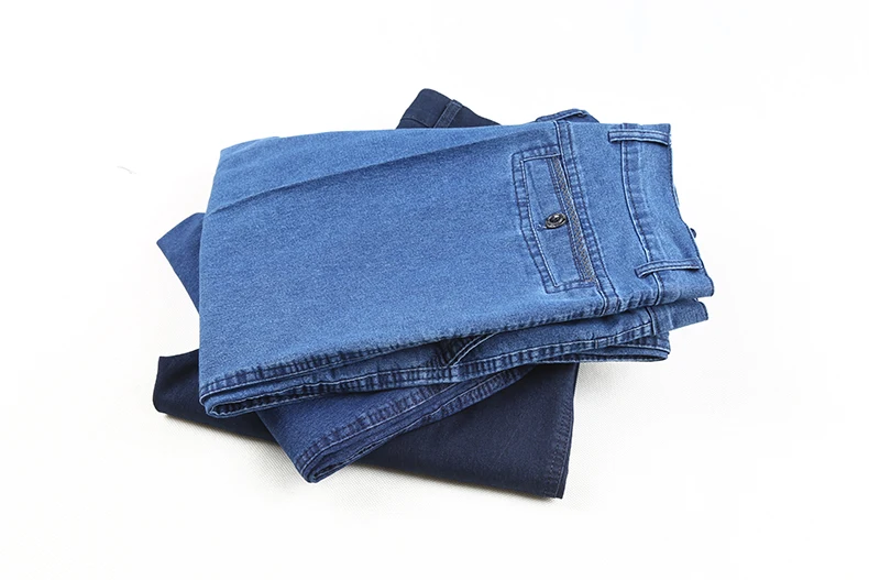 Jettjeans3 - Mens High Waist Straight Fit Stretch Jeans