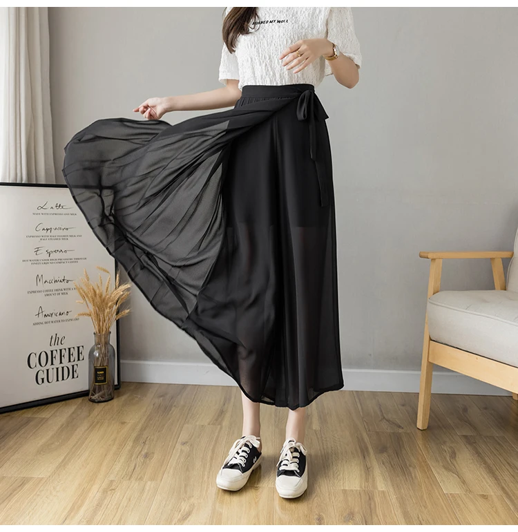 High Waisted Tie Side Pleated Side Pocket 2-piece Pants