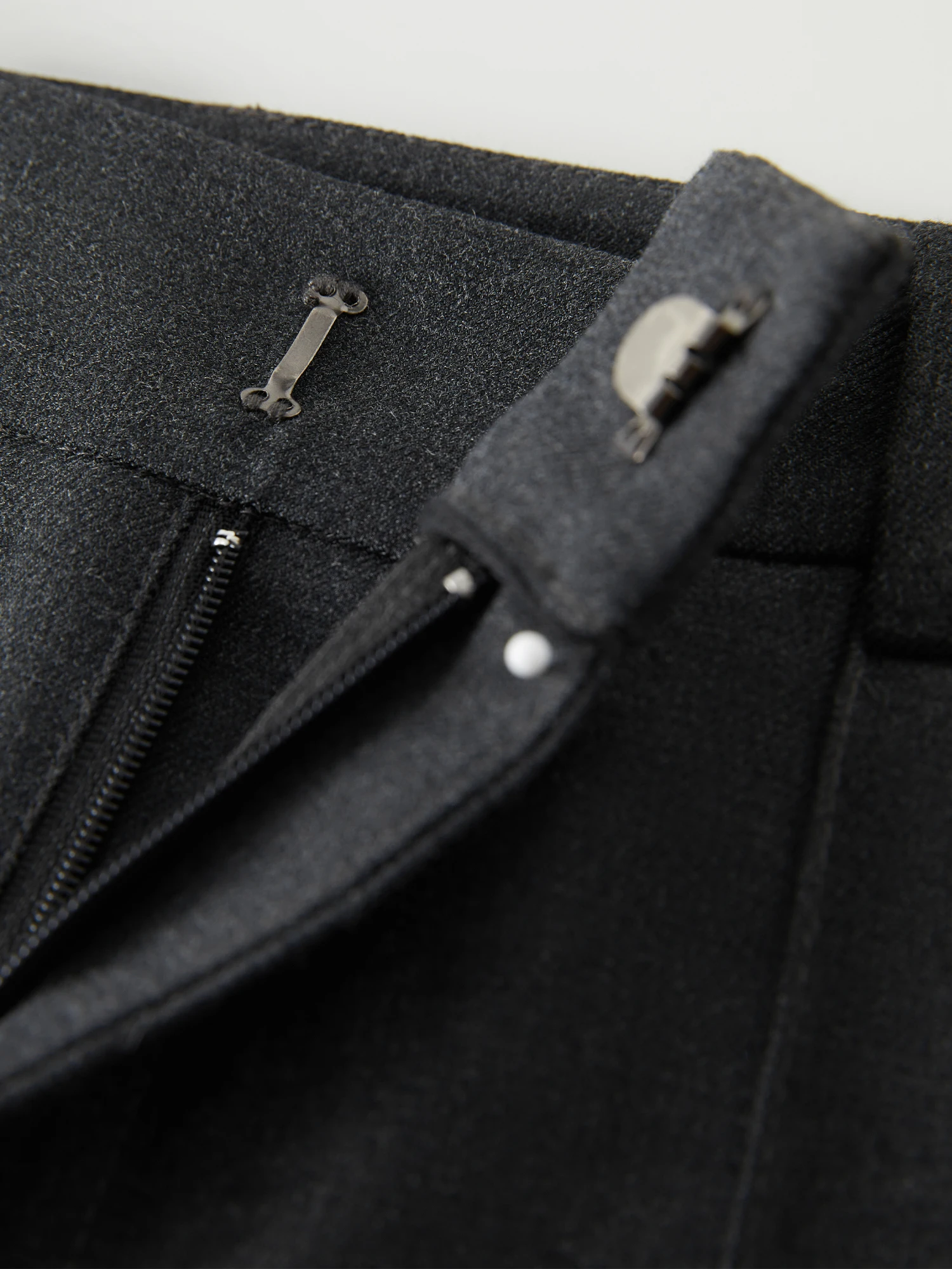 High Waisted Side Pocket Roll-up Legs Work Pants